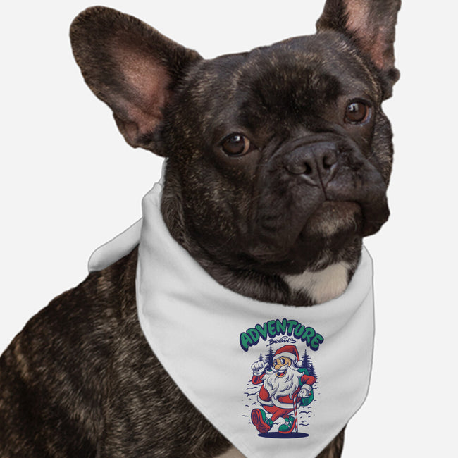 Adventure Begins-Dog-Bandana-Pet Collar-spoilerinc