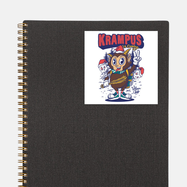 Krampus Is Coming-None-Glossy-Sticker-spoilerinc