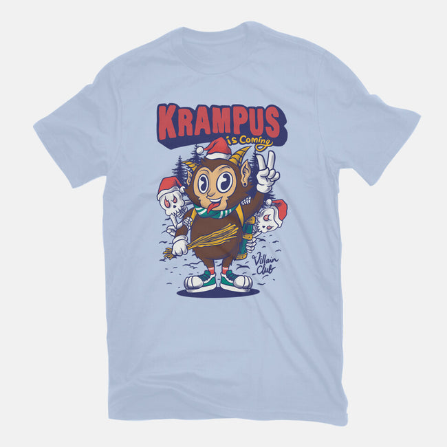 Krampus Is Coming-Womens-Fitted-Tee-spoilerinc