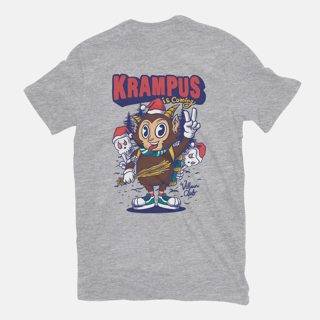 Krampus Is Coming-Womens-Fitted-Tee-spoilerinc