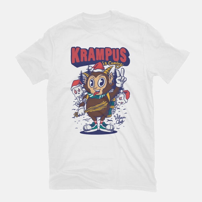 Krampus Is Coming-Womens-Fitted-Tee-spoilerinc