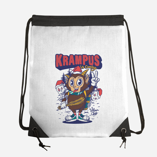 Krampus Is Coming-None-Drawstring-Bag-spoilerinc