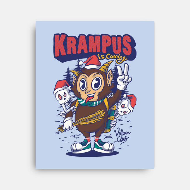 Krampus Is Coming-None-Stretched-Canvas-spoilerinc