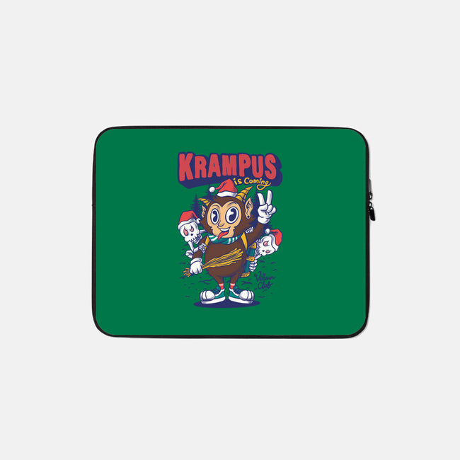 Krampus Is Coming-None-Zippered-Laptop Sleeve-spoilerinc