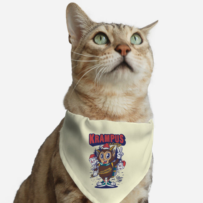 Krampus Is Coming-Cat-Adjustable-Pet Collar-spoilerinc