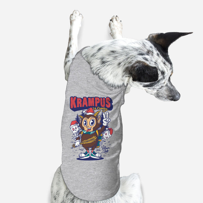 Krampus Is Coming-Dog-Basic-Pet Tank-spoilerinc