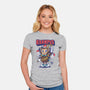 Krampus Is Coming-Womens-Fitted-Tee-spoilerinc