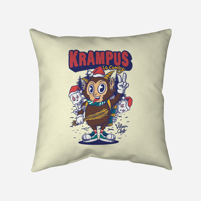 Krampus Is Coming-None-Non-Removable Cover w Insert-Throw Pillow-spoilerinc