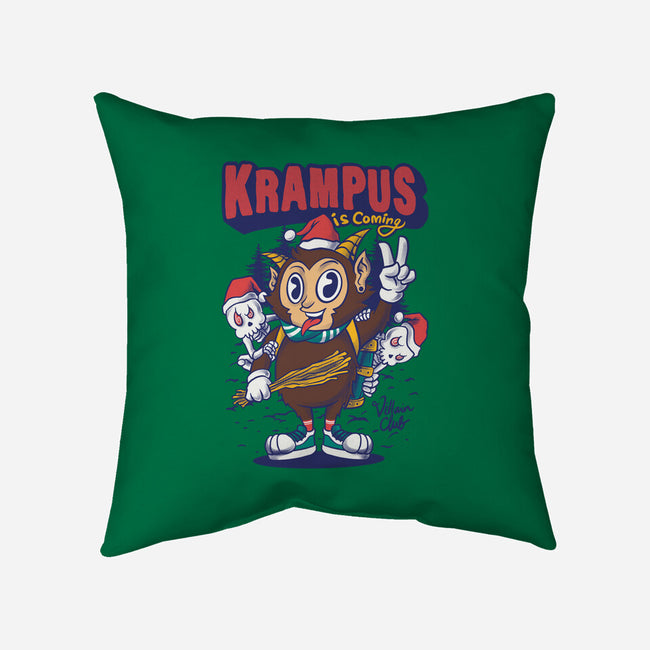 Krampus Is Coming-None-Non-Removable Cover w Insert-Throw Pillow-spoilerinc