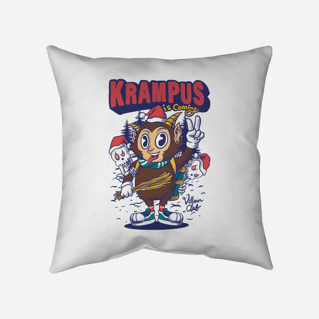 Krampus Is Coming-None-Removable Cover w Insert-Throw Pillow-spoilerinc