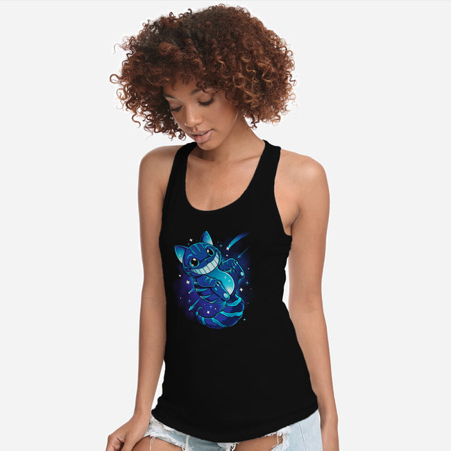 Cheshire Galaxy-Womens-Racerback-Tank-Vallina84