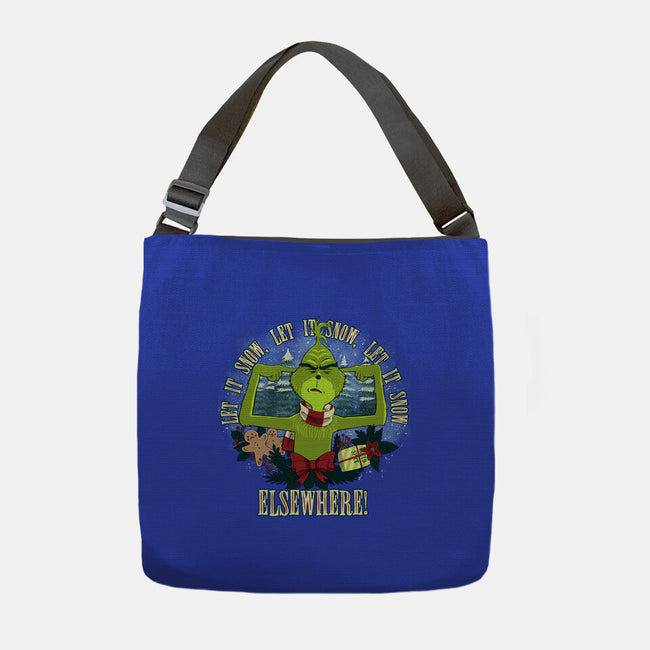 Let It Snow Elsewhere-None-Adjustable Tote-Bag-rmatix