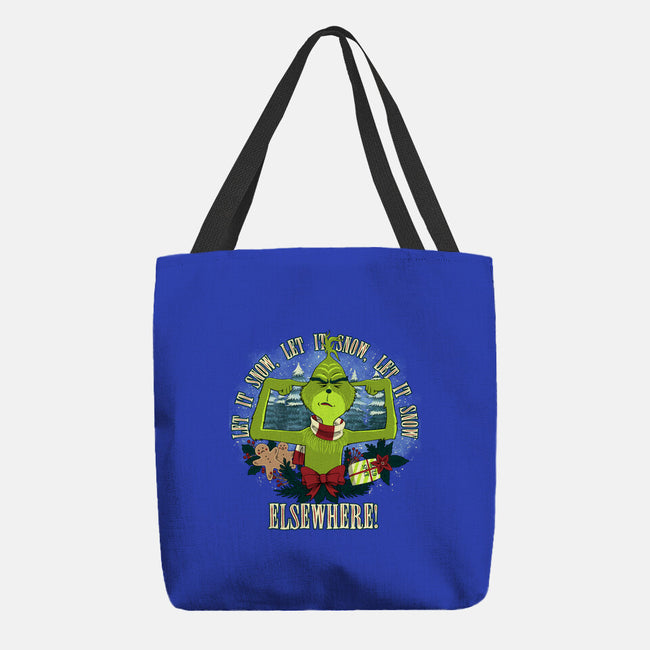 Let It Snow Elsewhere-None-Basic Tote-Bag-rmatix