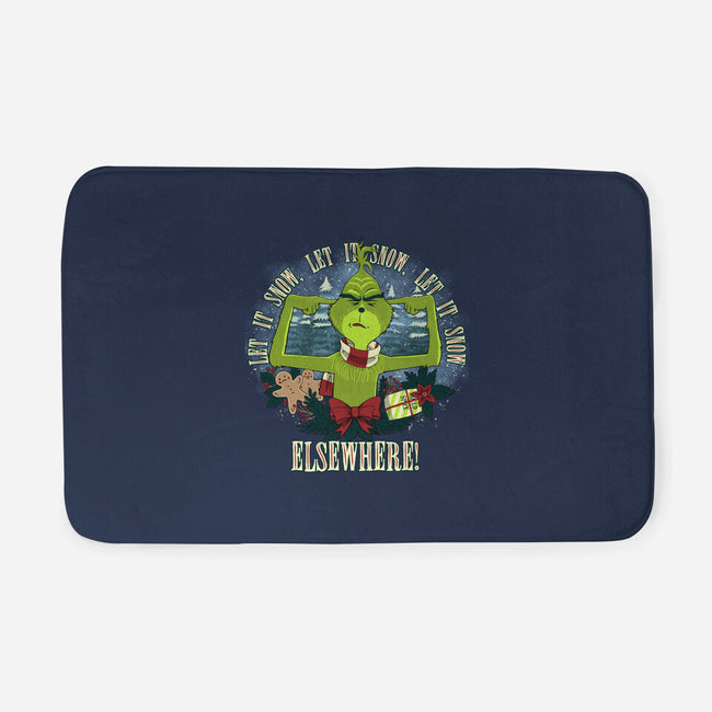 Let It Snow Elsewhere-None-Memory Foam-Bath Mat-rmatix