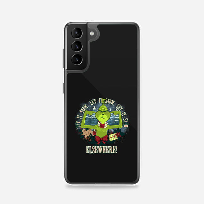 Let It Snow Elsewhere-Samsung-Snap-Phone Case-rmatix