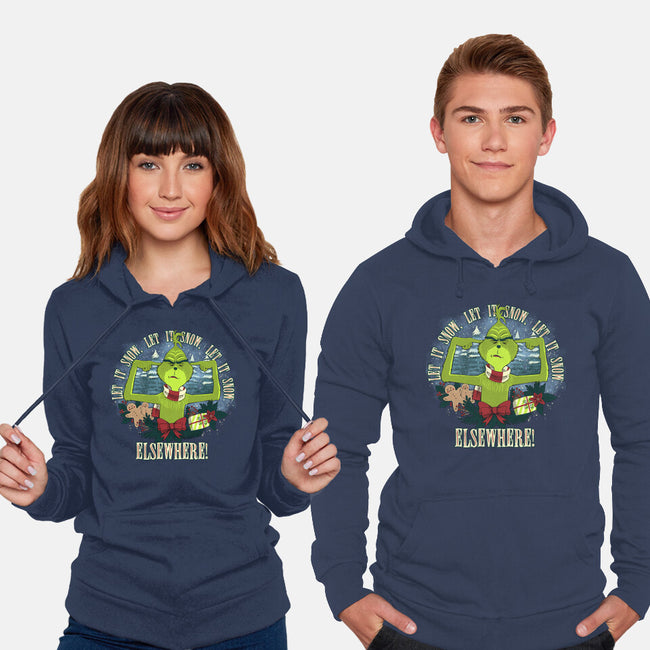 Let It Snow Elsewhere-Unisex-Pullover-Sweatshirt-rmatix