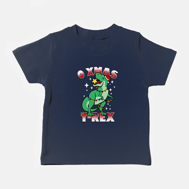 O Xmas T-Rex-Baby-Basic-Tee-Boggs Nicolas