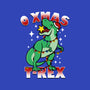 O Xmas T-Rex-None-Non-Removable Cover w Insert-Throw Pillow-Boggs Nicolas