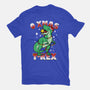 O Xmas T-Rex-Womens-Basic-Tee-Boggs Nicolas