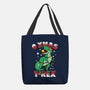 O Xmas T-Rex-None-Basic Tote-Bag-Boggs Nicolas