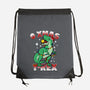 O Xmas T-Rex-None-Drawstring-Bag-Boggs Nicolas