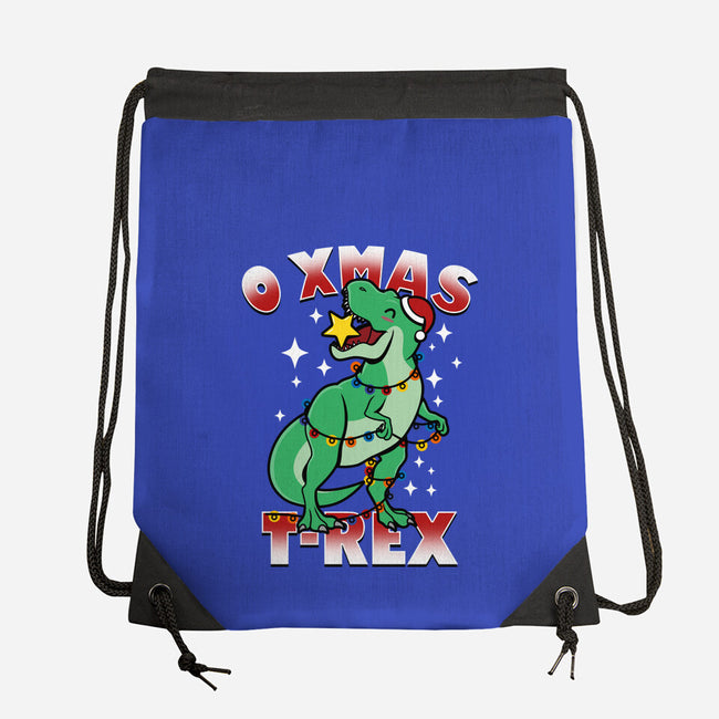 O Xmas T-Rex-None-Drawstring-Bag-Boggs Nicolas