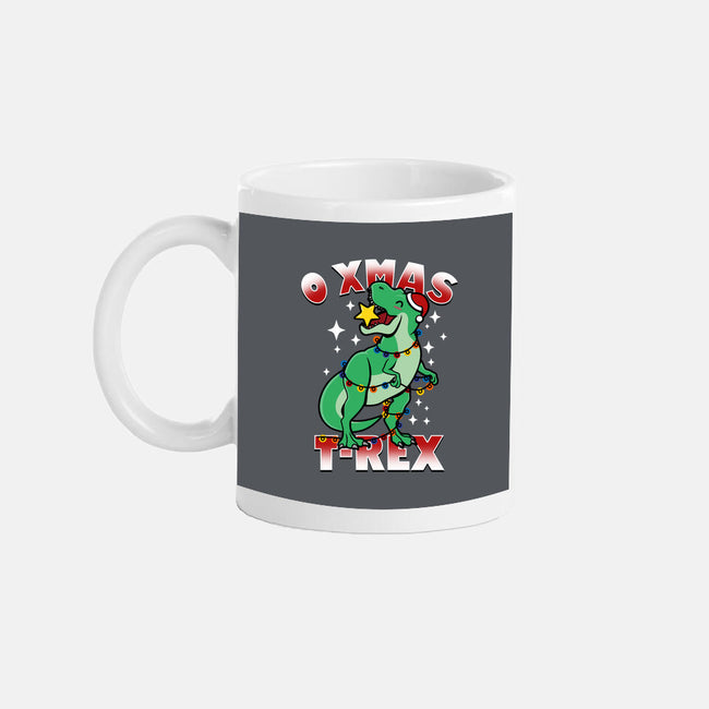 O Xmas T-Rex-None-Mug-Drinkware-Boggs Nicolas