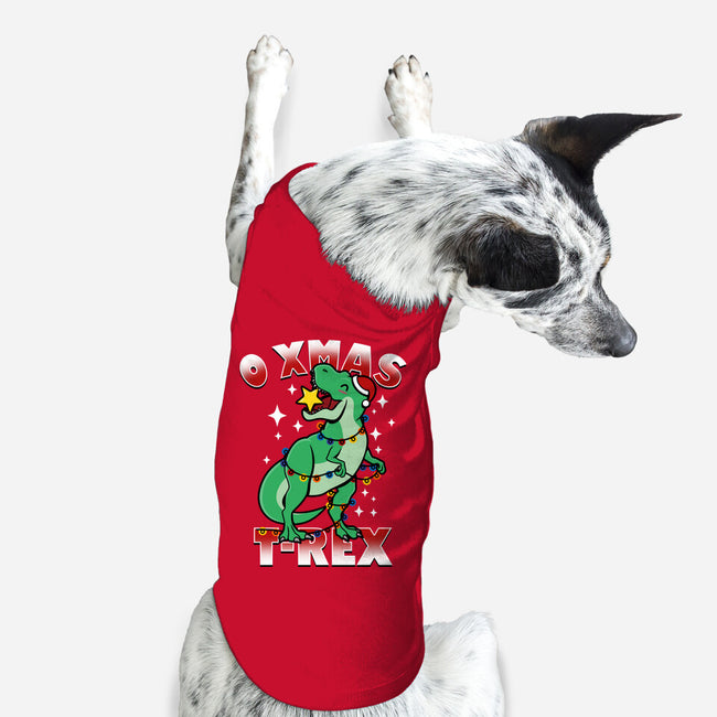 O Xmas T-Rex-Dog-Basic-Pet Tank-Boggs Nicolas