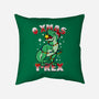 O Xmas T-Rex-None-Non-Removable Cover w Insert-Throw Pillow-Boggs Nicolas