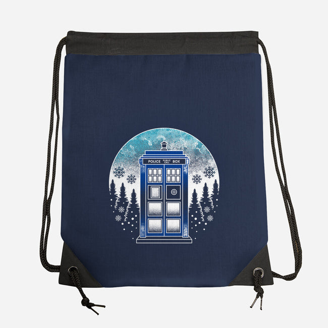 Time And Space And Snow-None-Drawstring-Bag-Logozaste