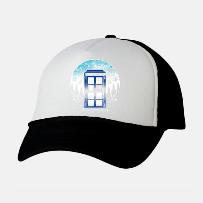 Time And Space And Snow-Unisex-Trucker-Hat-Logozaste