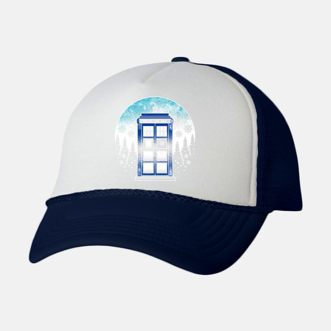 Time And Space And Snow-Unisex-Trucker-Hat-Logozaste
