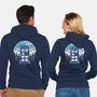 Time And Space And Snow-Unisex-Zip-Up-Sweatshirt-Logozaste