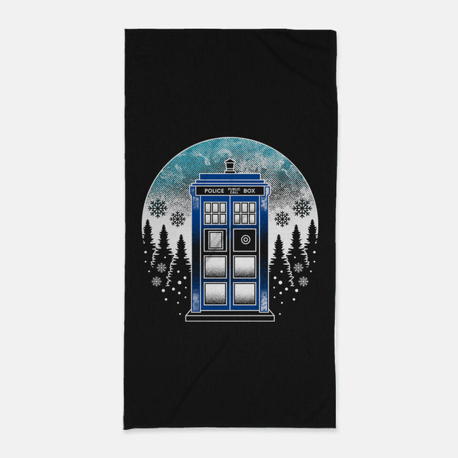 Time And Space And Snow-None-Beach-Towel-Logozaste