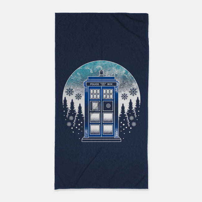 Time And Space And Snow-None-Beach-Towel-Logozaste