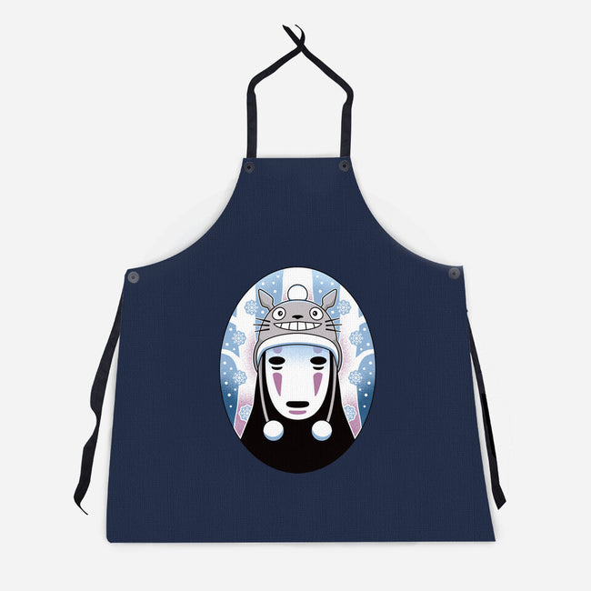 Spirits In The Snow-Unisex-Kitchen-Apron-Logozaste