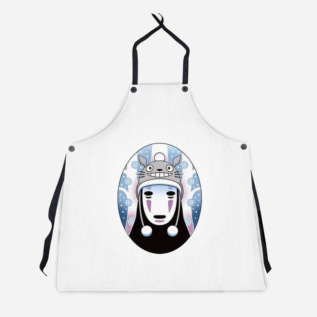 Spirits In The Snow-Unisex-Kitchen-Apron-Logozaste