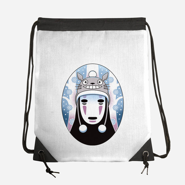 Spirits In The Snow-None-Drawstring-Bag-Logozaste