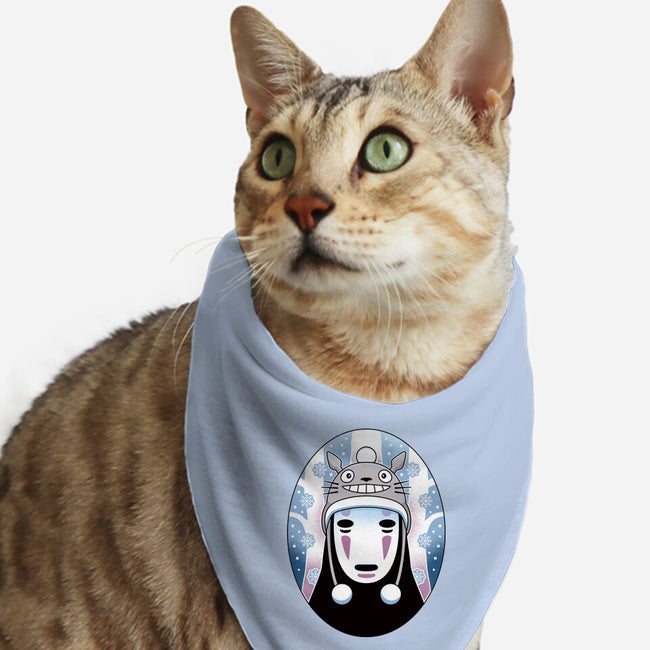 Spirits In The Snow-Cat-Bandana-Pet Collar-Logozaste