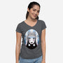 Spirits In The Snow-Womens-V-Neck-Tee-Logozaste