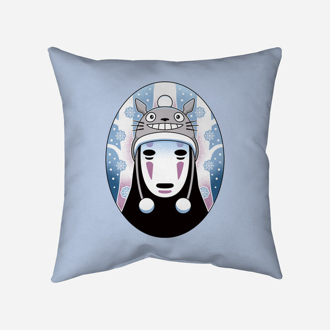 Spirits In The Snow-None-Non-Removable Cover w Insert-Throw Pillow-Logozaste