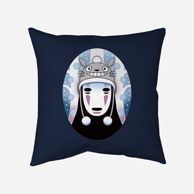 Spirits In The Snow-None-Non-Removable Cover w Insert-Throw Pillow-Logozaste