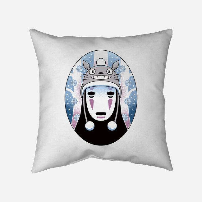 Spirits In The Snow-None-Non-Removable Cover w Insert-Throw Pillow-Logozaste