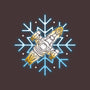 Shiny Snowflake-None-Removable Cover-Throw Pillow-Logozaste