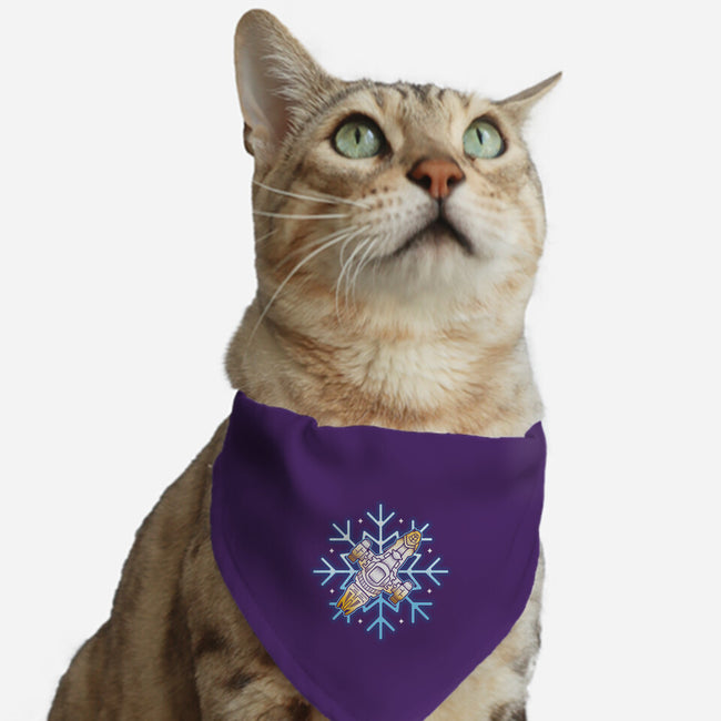 Shiny Snowflake-Cat-Adjustable-Pet Collar-Logozaste
