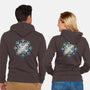 Shiny Snowflake-Unisex-Zip-Up-Sweatshirt-Logozaste