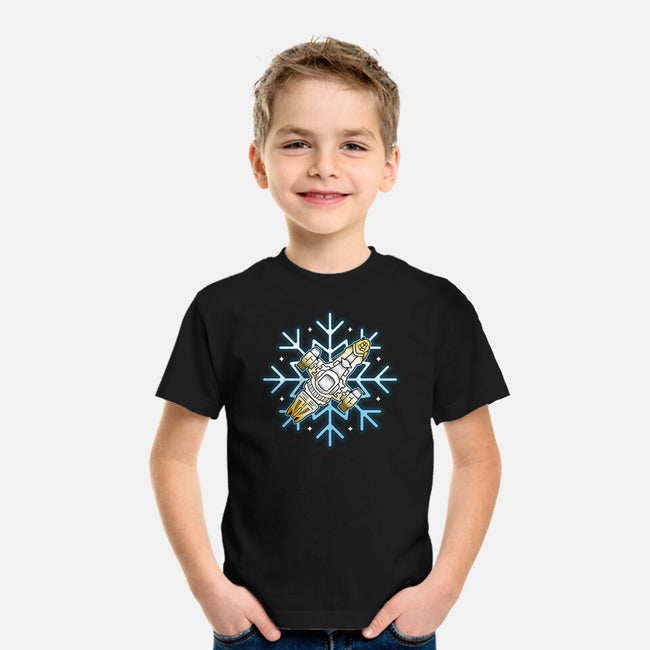 Shiny Snowflake-Youth-Basic-Tee-Logozaste