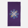 Shiny Snowflake-None-Beach-Towel-Logozaste