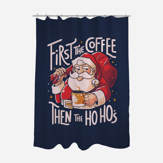 First The Coffee-None-Polyester-Shower Curtain-eduely