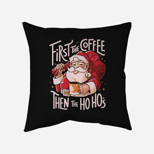 First The Coffee-None-Non-Removable Cover w Insert-Throw Pillow-eduely